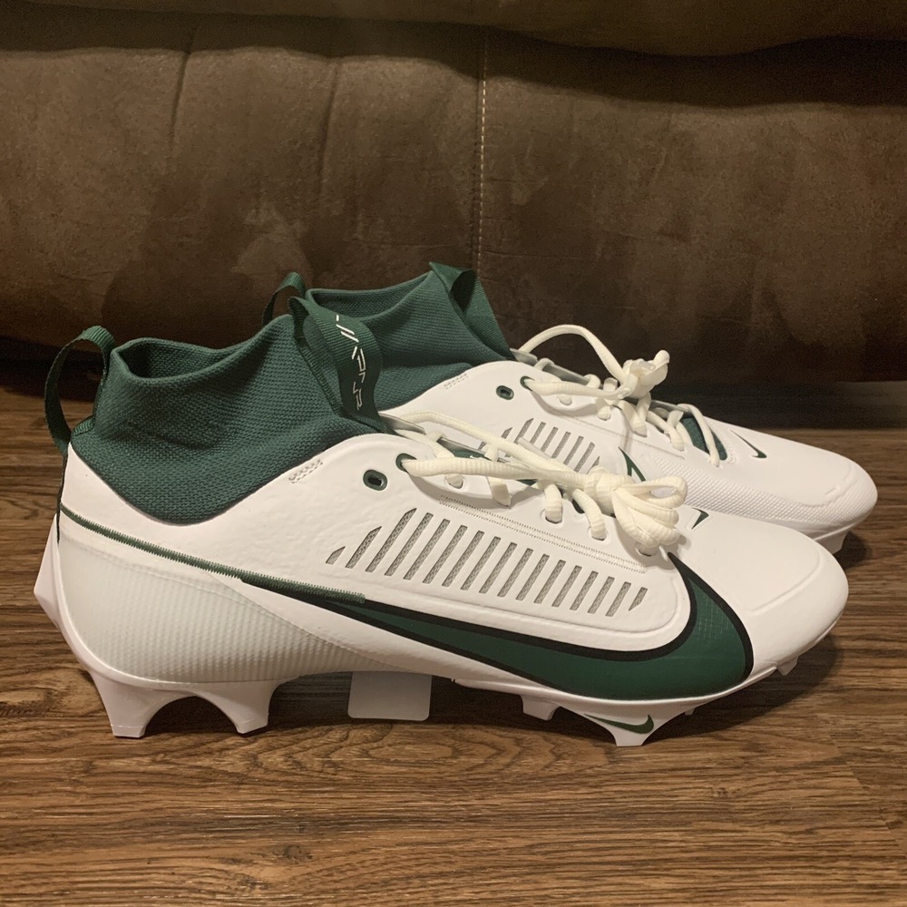 Nike Vapor Edge Pro 360 2 Football Cleats White Green Men's Size 15 - FJ1581-130